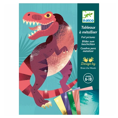 Djeco Crafts mit Folien-Dinosaurier