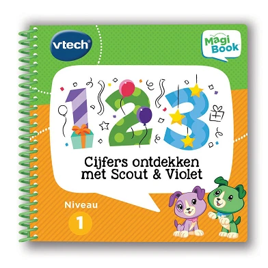 VTech MagiBook Boek - Cijfers ontdekken met Scout & Violet