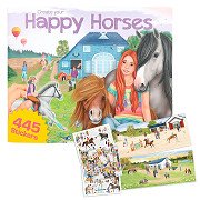 Erstellen Sie Ihr Happy Horses-Stickerbuch