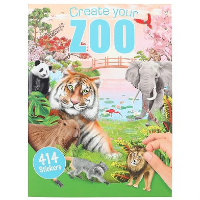 Créez votre livre d'autocollants de zoo