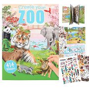 Créez votre livre d'autocollants de zoo