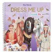 Miss Melody Dress Me Up Around the World Stickerboek
