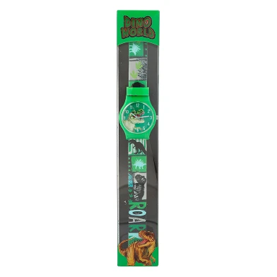 Dino World Horloge - Groen