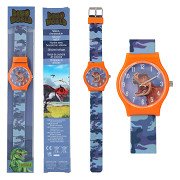 Dino World Horloge - Oranje
