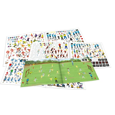 Create your Football Game Stickerboek