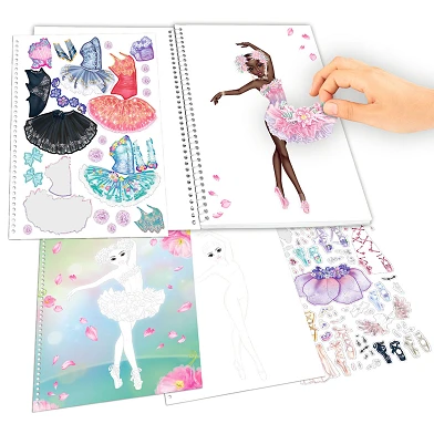 TOPModel Create Your Kleurboek met Stickers Ballet