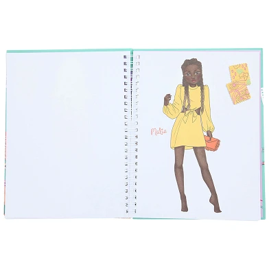 TOPModel Fashion Doodle Boek met Gelpennen