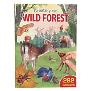 Erstellen Sie Ihr Wildwald-Stickerbuch