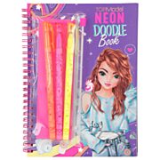 TOPModel Neon Doodle Malbuch mit Neon Stiften