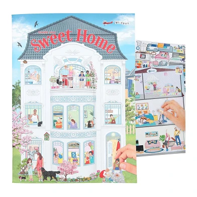 Create your Sweet Home Kleur- en Stickerboek