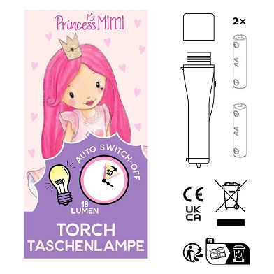 Princess Mimi Taschenlampe mit Timer