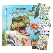 Livre d'aquarelle Dino World