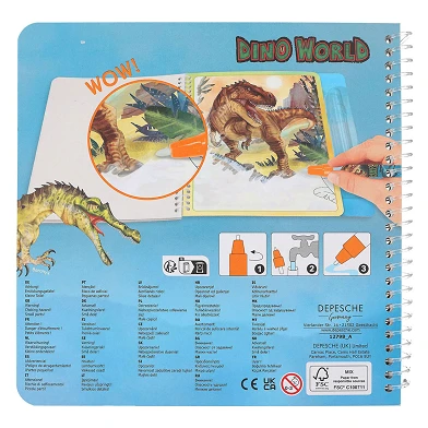 Livre de magie aquatique Dino World