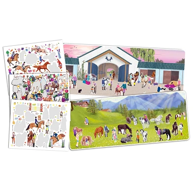 Create Your Happy Horses Stickerboek