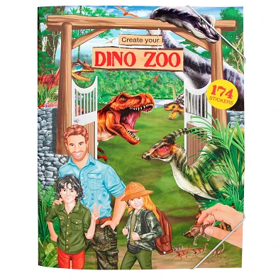 Dino World Create your Dino Zoo Stickerboek