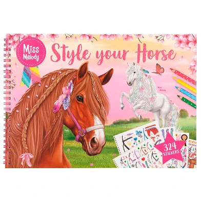 Miss Melody Style Your Horse Kleurboek