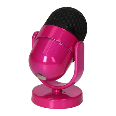 Radiergummi und Bleistiftspitzer-Mikrofon