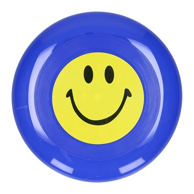 Frisbee avec Smile Face Bleu