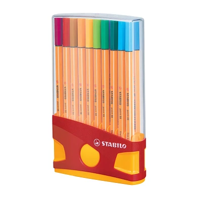 STABILO point 88 - Fineliner - ColorParade - Set 20 Pièces