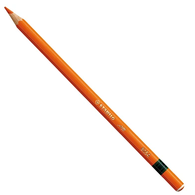 STABILO Ganzglasstift – Farb- und Graphitstift – Orange