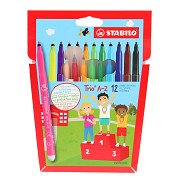 STABILO Trio Az Filzstift, 12 Stk.