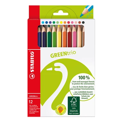 STABILO Green Box – 12 Farben