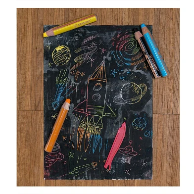 STABILO woody 3 en 1 - Crayon multi-talents - Lot de 10 pièces