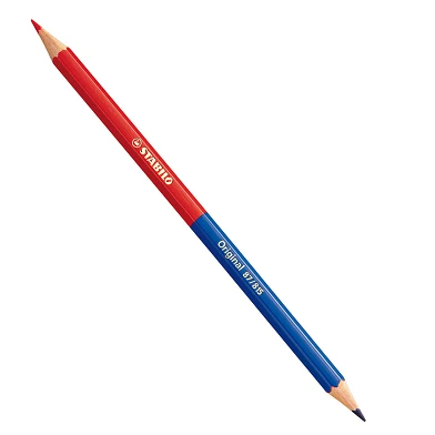 STABILO Original - Crayon de couleur - Moitié rouge-moitié bleu (87/815)