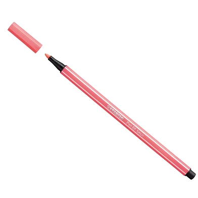 STABILO Pen 68 - Filzstift - Fluoreszierendes Rot (68/040)