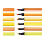 STABILO Pen 68 Viltstift - Geel en Oranjetinten