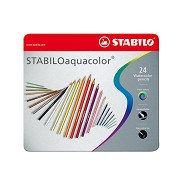 STABILO Aquacolor Metallbox, 24St.