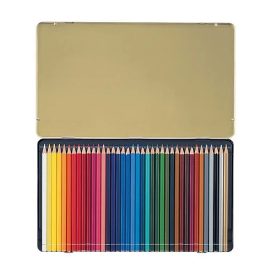 STABILO Original - Crayons de Couleur à Noyau Fin - Set Métal 38 Pcs.