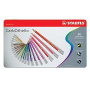 STABILO CarbOthello Buntstifte aus Metall, 48St.