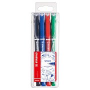 Stabilo Sensor Fineliner, 4 Stk.