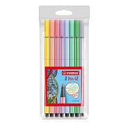 STABILO pen 68 Pastell-Filzstifte, 8St.