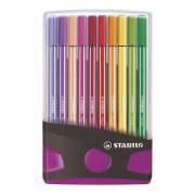 STABILO Pen 68 Colorparade Anthrazit/Rosa, 20 Stk.