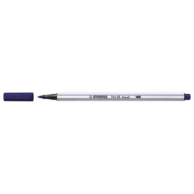STABILO Pen 68 Brush - Viltstift - Pruissisch Blauw (22)