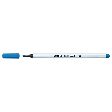 STABILO Pen 68 Brush - Feutre - Bleu foncé (41)