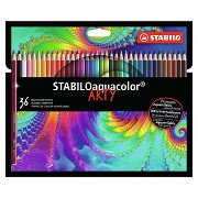 STABILO Aquacolor Crayons ARTY Federmäppchen, 36-tlg.