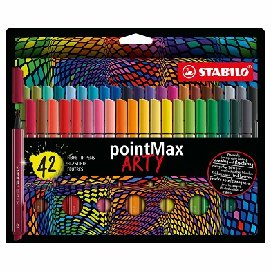 STABILO pointMax - Hardtip Fineliner - ARTY - Set 42-teilig
