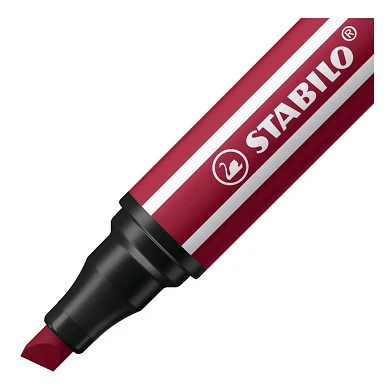 STABILO Pen 68 MAX - Feutre à pointe biseautée épaisse - violet chiné
