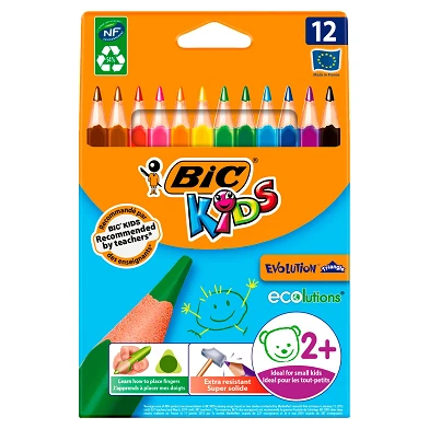 Triangle d'évolution BIC Kids ECOlutions, 12 pièces.