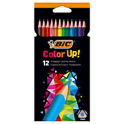 Color Up pour les enfants BIC ! Crayons de couleur, 12 pièces.