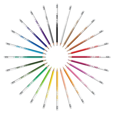 Crayons de couleur effaçables BIC Kids Evolution, 24 pcs.
