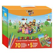 BIC Kids Super Mario Color Case, 70-tlg.