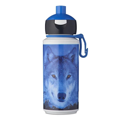 Campus Drinkfles Pop-up - Animal Planet Wolf