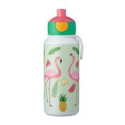 Mepal Campus Trinkflasche Pop-up - Tropical Flamingo