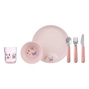 Mepal Mio Kindergeschirr - Blumen & Schmetterlinge, 6-tlg.