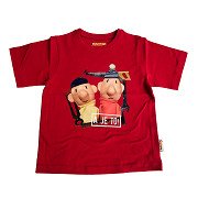 Pat & Mat T-Shirt Rot, Größe 110-116