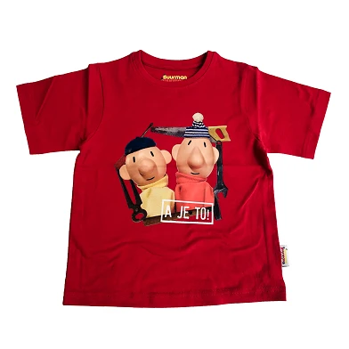 Buurman & Buurman T-shirt Rood, maat 110-116